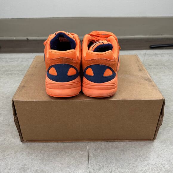 Vintage Y2K Adidas Yung 1 Hi Res Shoes Mens 10 Orange Navy Blue Low Top main image 6